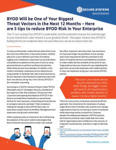 BYOD Data Security Threat