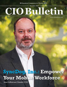 Jonas Gyllvensan on CIO Bulletin cover